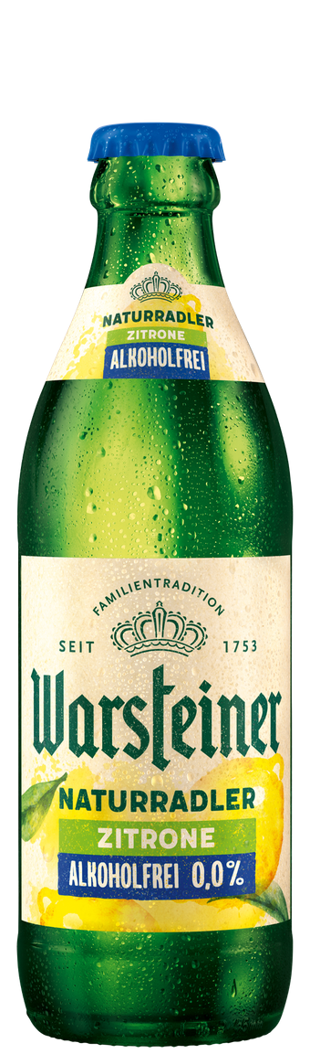 Warsteiner Naturradler Zitrone Alkoholfrei