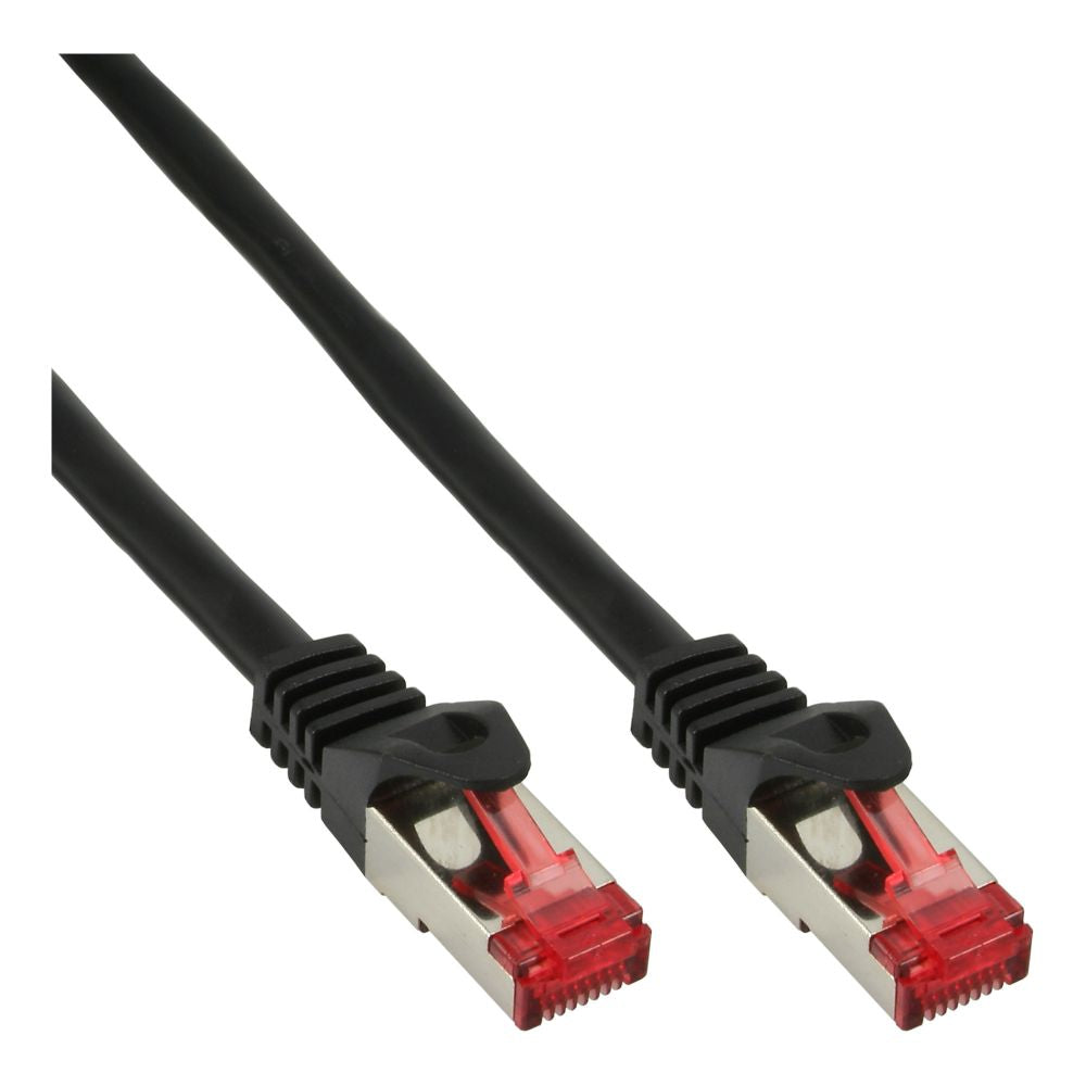 Patchkabel, S/FTP (PiMf), Cat.6, 250MHz, PVC, Kupfer, schwarz, 3m