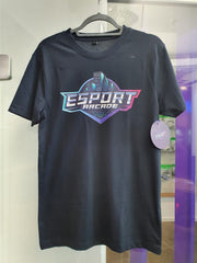 Esport Arcade - T-Shirt Navy - Big Logo Colour