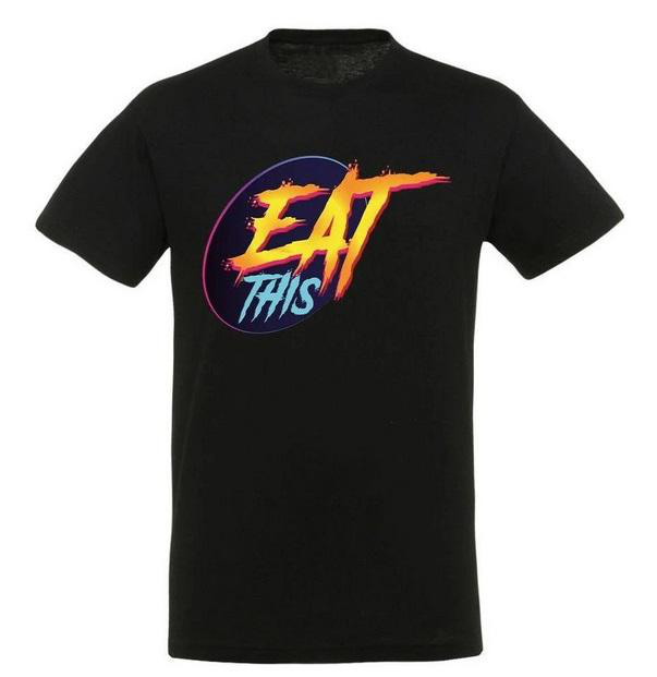 Esport Arcade - T-Shirt Black - Eat This Logo