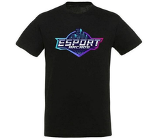 Esport Arcade - T-Shirt Black - Big Logo Colour