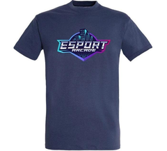 Esport Arcade - T-Shirt Navy - Big Logo Colour