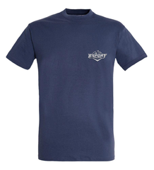 Esport Arcade - T-Shirt Blue - Small Logo White