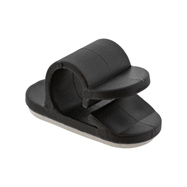 Kabelmanager, mit Klebesockel, 2,8cm, schwarz