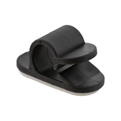 Kabelmanager, mit Klebesockel, 2,8cm, schwarz
