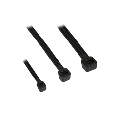 Kabelbinder, Länge 370mm, Breite 3,6mm, schwarz, 100 Stück