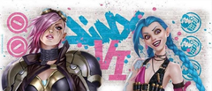 League of Legends - Vi vs. Jinx - Tasse
