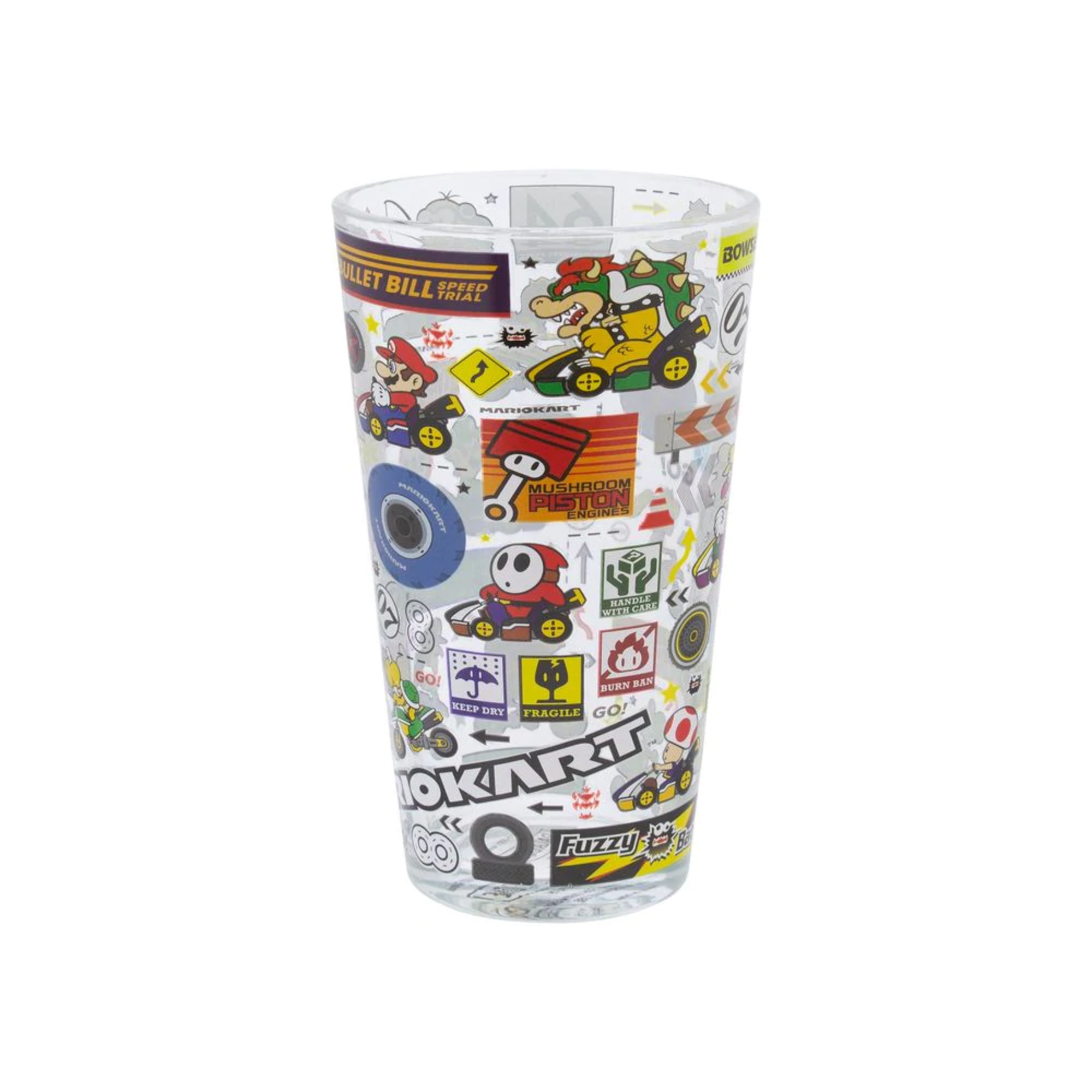 Super Mario - Mario Kart - Trinkglas