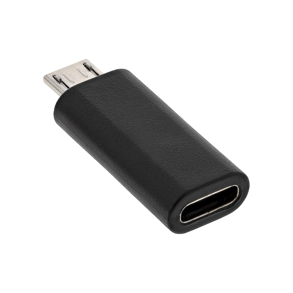 USB 2.0 Adapter, Micro-USB Stecker auf USB Typ-C Buchse