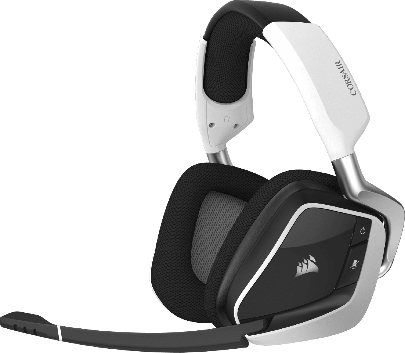 Corsair VOID RGB ELITE Wireless Premium Gaming-Headset mit 7.1-Surround-Sound – Weiß