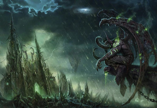 World of Warcraft - Illidan Stormrage - Poster 91,5 x 61cm