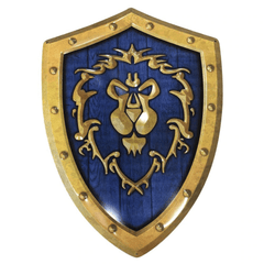 World of Warcraft - Allianz - Metallschild