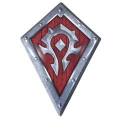 World of Warcraft - Horde - Metallschild