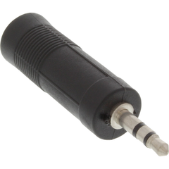 Audio Adapter, 3,5mm Klinke Stecker Stereo an 6,3mm Klinke Buchse, Stereo